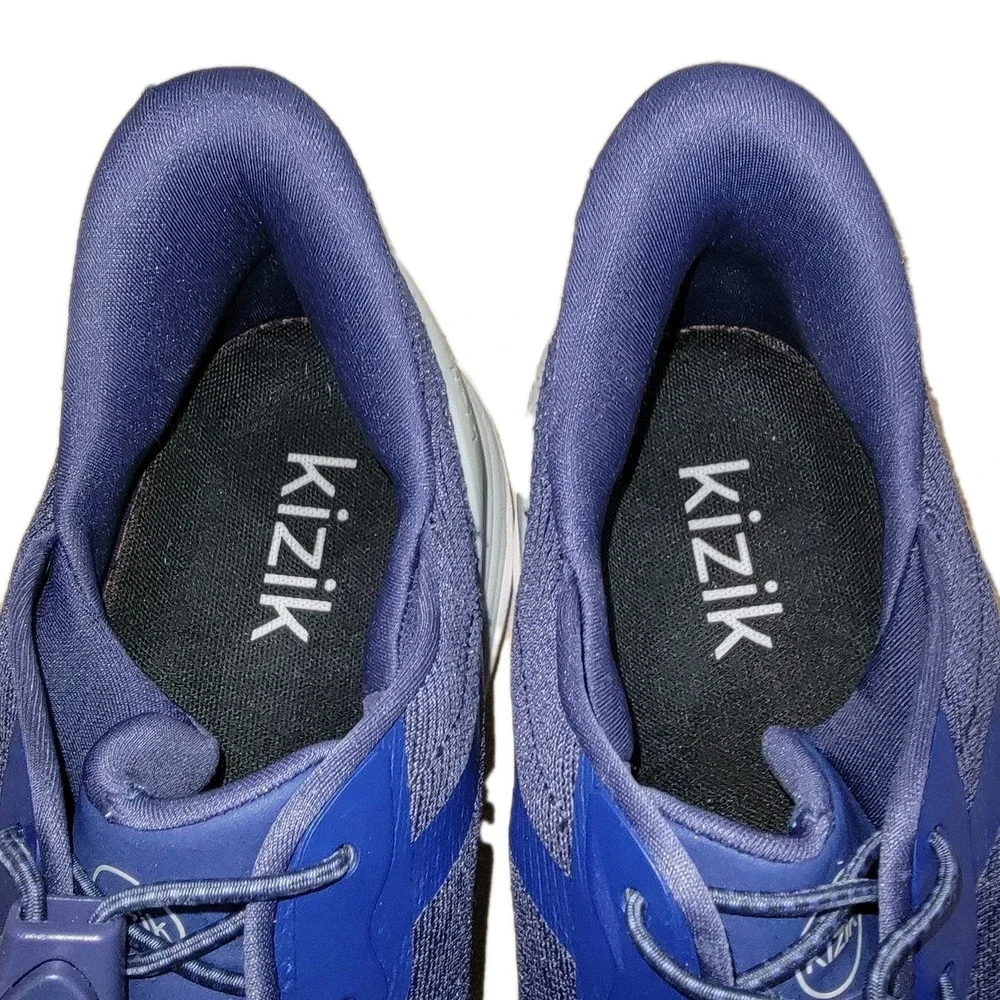 Kizik London Hands Free Slip-On Shoes Men's Size 11 2E Wide Blue Walking Sneaker